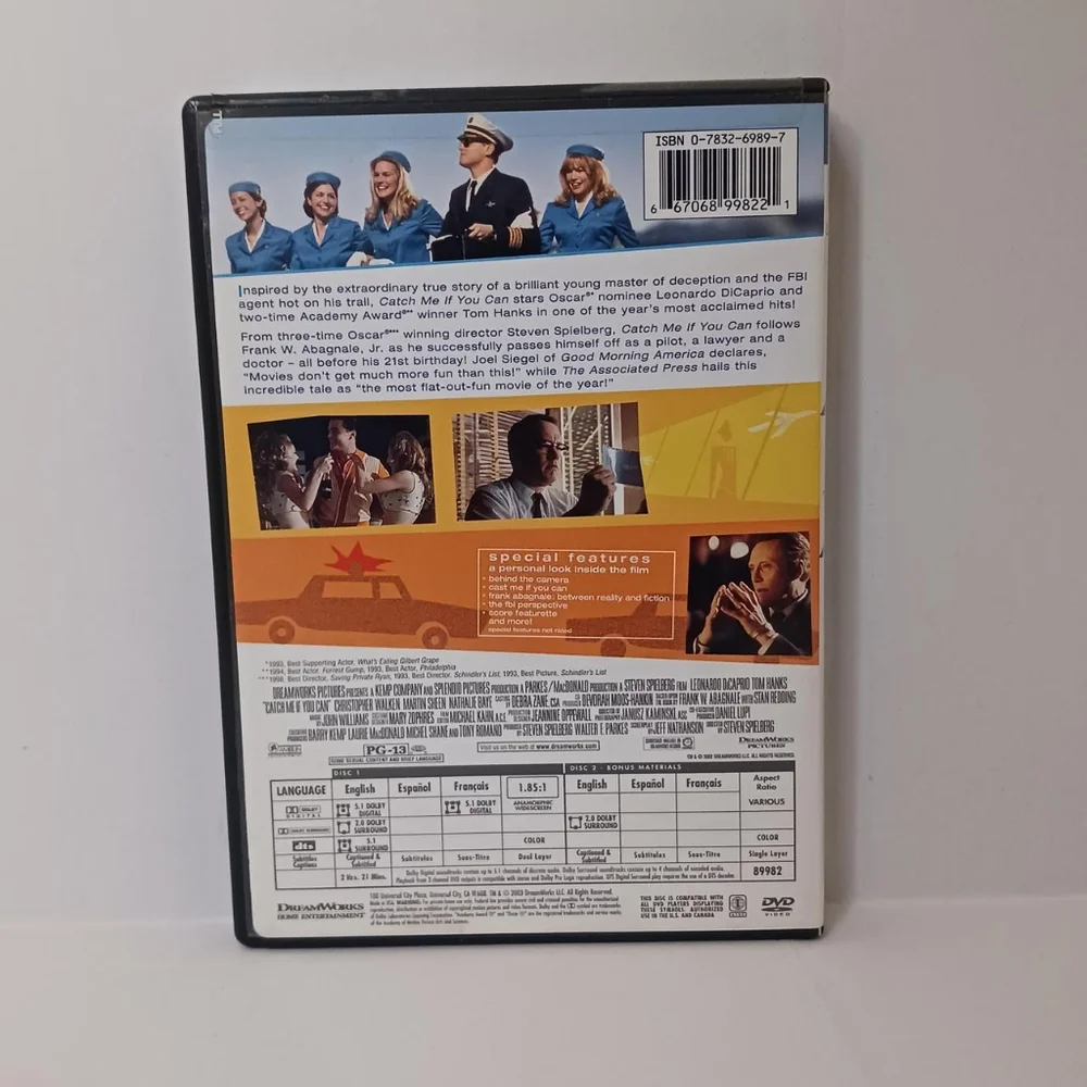 Catch me if you can Two Disc Set DVD
